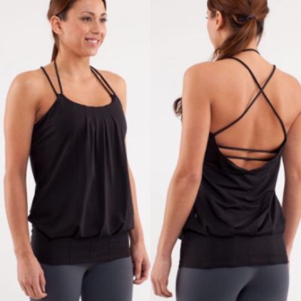Lululemon Flo and Go criss cross tank